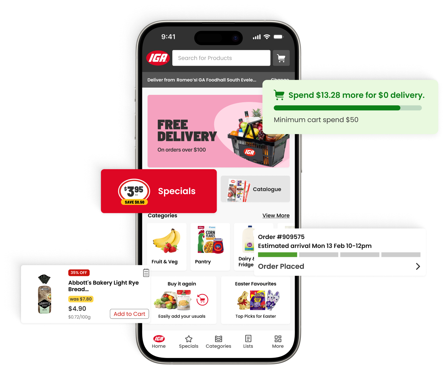 IGA Online Shopping on Desktop and Mobile Devices